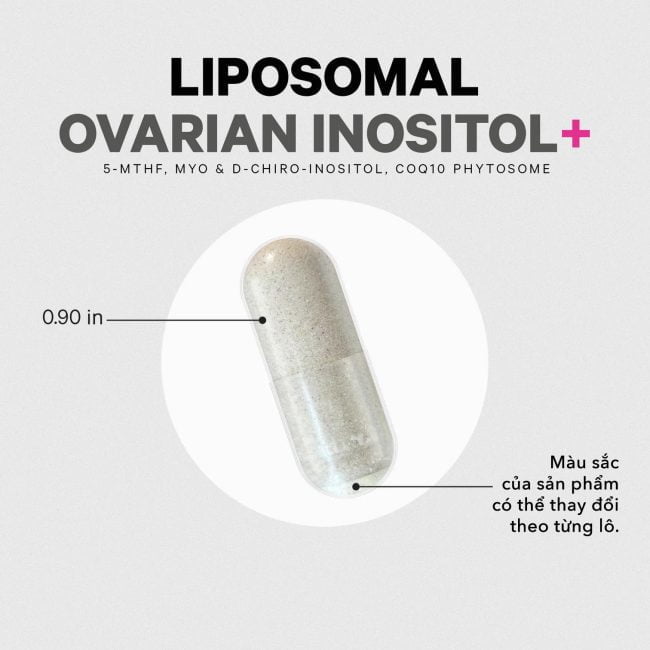 Viên nội tiết Codeage Liposomal Ovarian Inositol