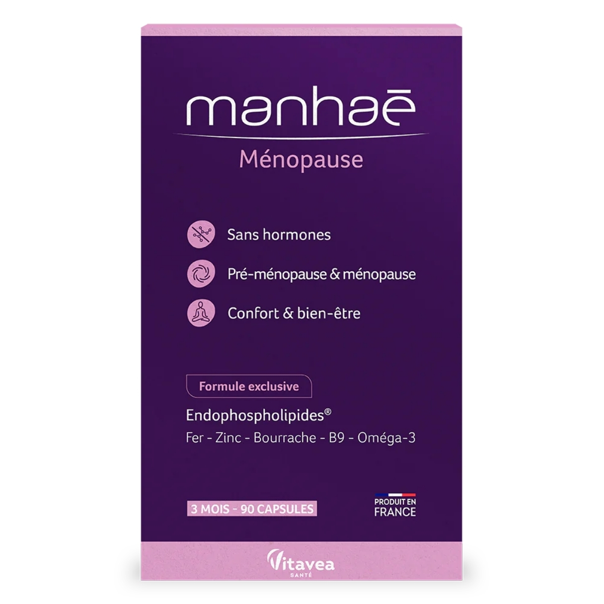 Viên Uống tiền mãn kinh và mãn kinh Manhae Menopause Nutrisante Của Pháp